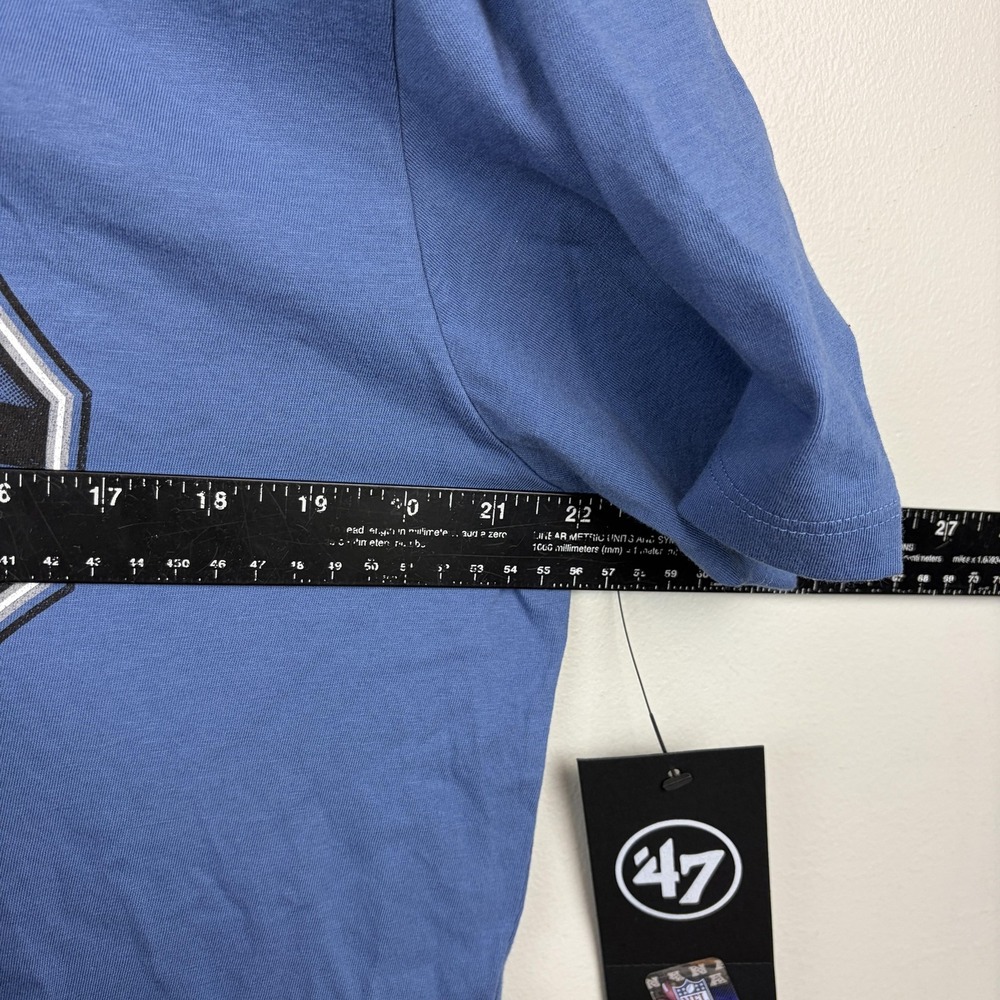 Detroit Lions Shirt Mens‎ Large Blue NFL Football '47 One Pride Graphic Tee - Picture 6 of 9